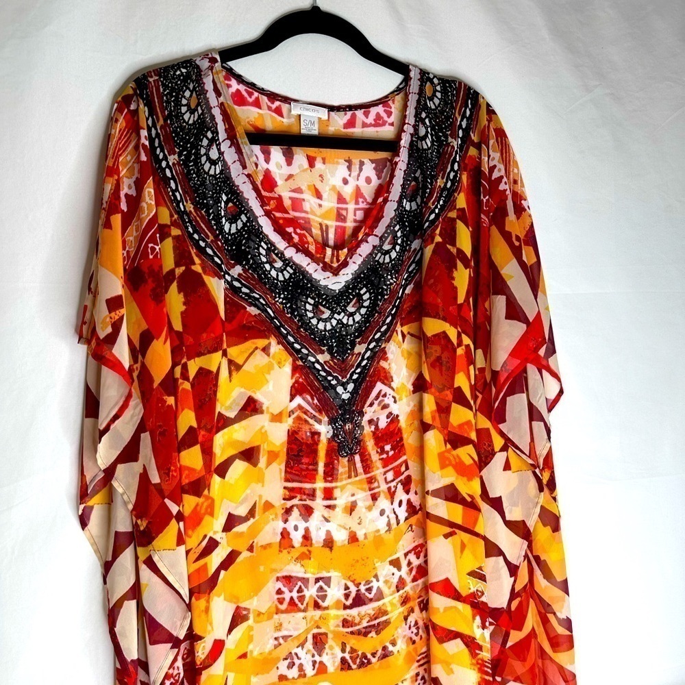 Chico’s Peri Poncho Top